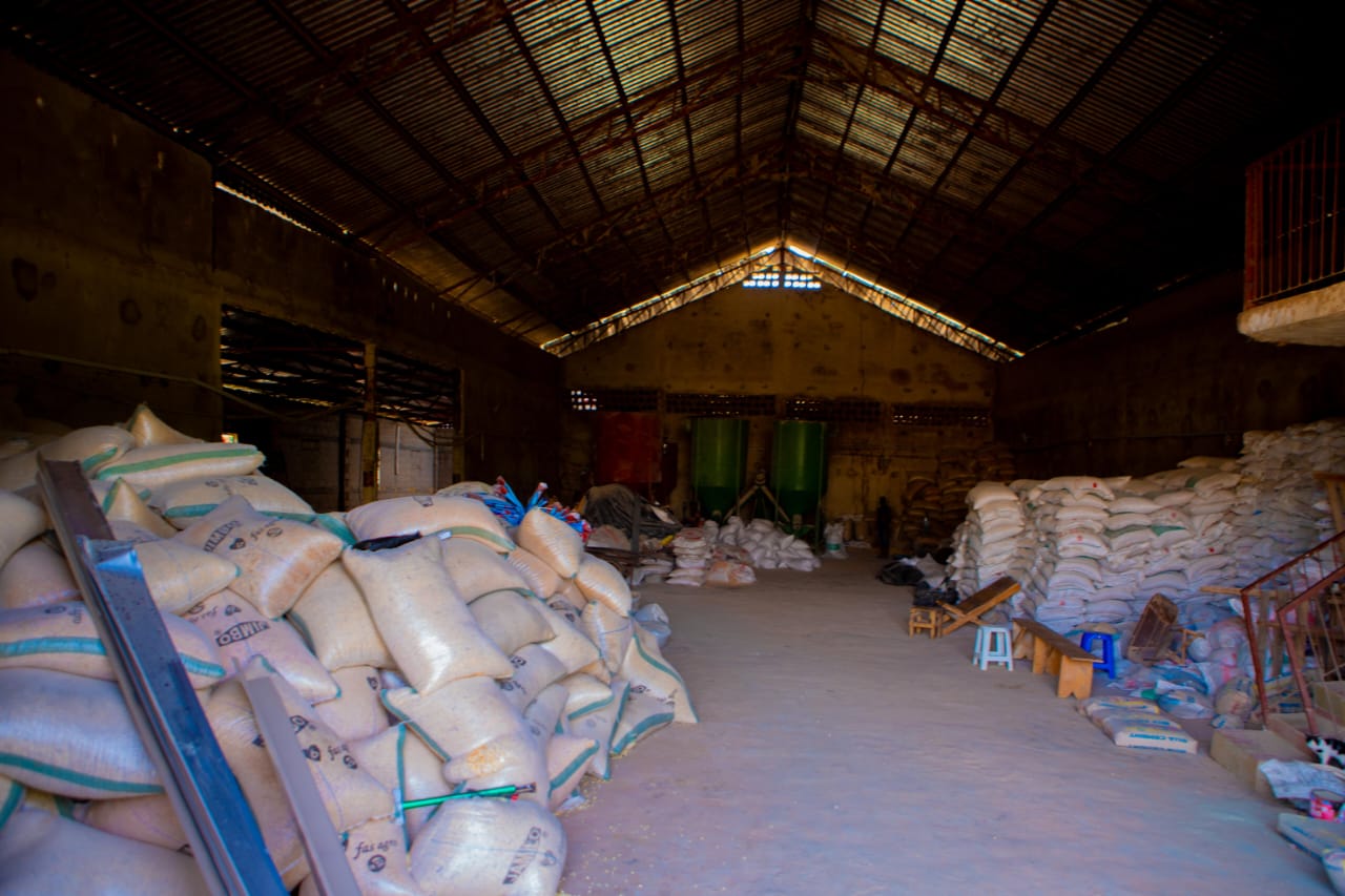 Interior of the Feed Mill Department